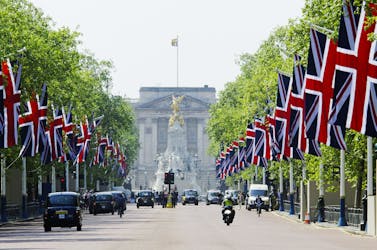 Visite royale de Londres, avec le palais de Buckingham et la relève de la garde